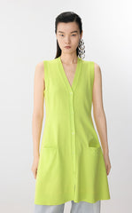 Dress / JNBY Combed Cotton Sleeveless Knit Dress