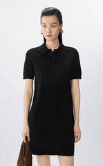 Dress / JNBY A-Line Short Sleeve Cotton Dress