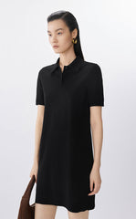 Dress / JNBY A-Line Short Sleeve Cotton Dress