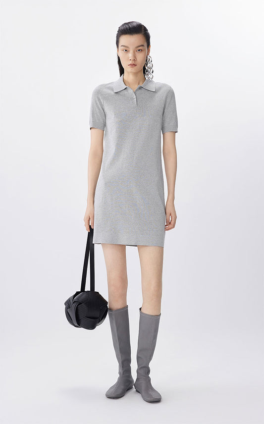 Dress / JNBY A-Line Short Sleeve Cotton Dress