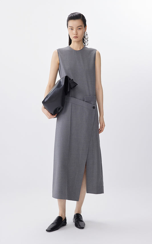 Dress / JNBY Sleeveless Wool Long Dress