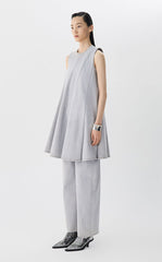Dress / JNBY Sleeveless Gray Washed Denim Dress