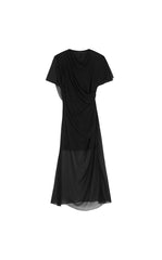 Dress / JNBY X-Line Silk Chiffon Short Sleeve Dress