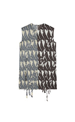 Dress / JNBY Sleeveless Geometric Print Dress