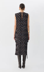 Dress / JNBY Sleeveless Geometric Print Dress