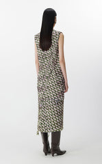 Dress / JNBY Sleeveless Geometric Print Dress