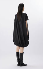 Dress / JNBY A-Line Pleated Cotton Blend Dress