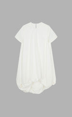 Dress / JNBY A-Line Pleated Cotton Blend Dress