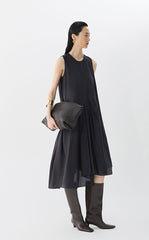 Dress / JNBY Sleeveless A-Line Cotton-Silk Dress