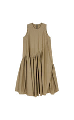 Dress / JNBY Sleeveless A-Line Cotton-Silk Dress