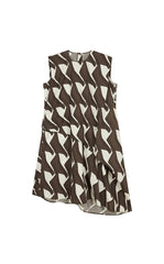 Dress / JNBY Geometric Print Sleeveless Dress