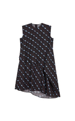 Dress / JNBY Geometric Print Sleeveless Dress
