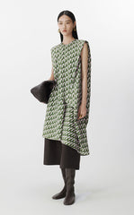 Dress / JNBY Geometric Print Sleeveless Dress