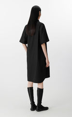 Dress / JNBY A-Line Cotton Short Sleeve Polo Dress