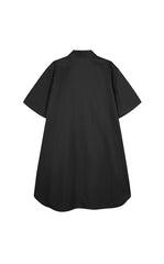 Dress / JNBY A-Line Cotton Short Sleeve Polo Dress