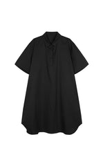 Dress / JNBY A-Line Cotton Short Sleeve Polo Dress