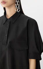 Dress / JNBY Oversize Cotton Short Sleeve Dress