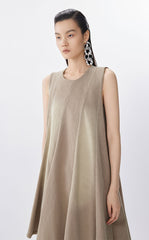 Dress / JNBY Sleeveless Cotton Denim Dress