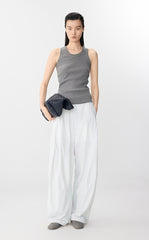 Vest / JNBY Slim Fit Cotton Ribbed Tank