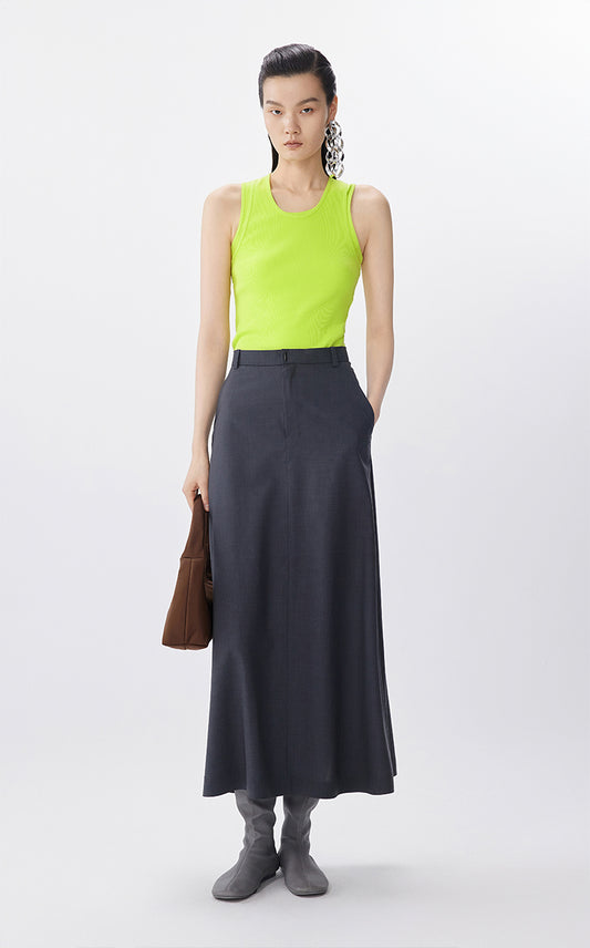 Vest / JNBY Slim Fit Cotton Ribbed Tank