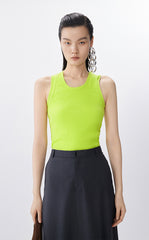 Vest / JNBY Slim Fit Cotton Ribbed Tank