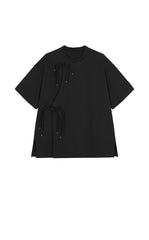 T-shirt / JNBY Oversized Tee with Chinese Button Closure