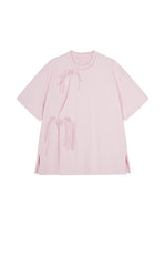 T-shirt / JNBY Oversized Tee with Chinese Button Closure