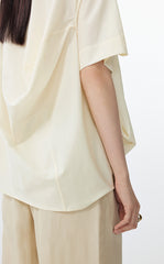 Shirt / JNBY Cotton Sateen Short Sleeve Shirt