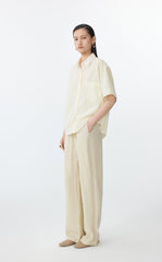 Shirt / JNBY Cotton Sateen Short Sleeve Shirt