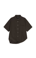Shirt / JNBY Cotton Sateen Short Sleeve Shirt