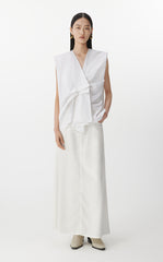 Shirt / JNBY Sleeveless Cotton Poplin Top