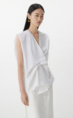 Shirt / JNBY Sleeveless Cotton Poplin Top