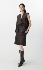 Shirt / JNBY Sleeveless Cotton Poplin Top