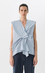 Shirt / JNBY Sleeveless Cotton Poplin Top