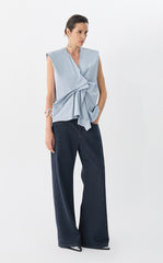 Shirt / JNBY Sleeveless Cotton Poplin Top