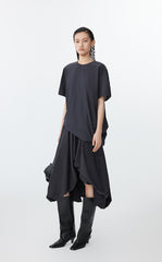 Shirt / JNBY Asymmetrical Cotton-Silk Top