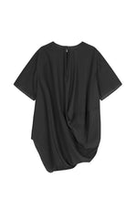Shirt / JNBY Asymmetrical Cotton-Silk Top