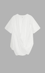 Shirt / JNBY Asymmetrical Cotton-Silk Top