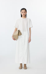 Shirt / JNBY Asymmetrical Cotton-Silk Top