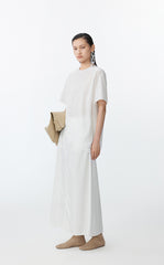 Shirt / JNBY Asymmetrical Cotton-Silk Top