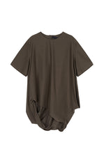 Shirt / JNBY Asymmetrical Cotton-Silk Top