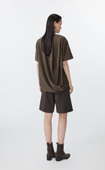 Shirt / JNBY Asymmetrical Cotton-Silk Top
