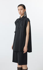 Shirt / JNBY Sleeveless Shirt with Chinese Button Closure