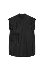 Shirt / JNBY Sleeveless Shirt with Chinese Button Closure