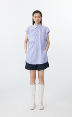 Shirt / JNBY Sleeveless Shirt with Chinese Button Closure