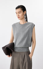 Sweater / JNBY Fitted Cotton Knit Vest