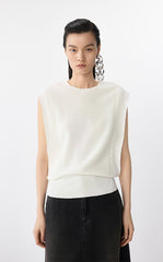 Sweater / JNBY Fitted Cotton Knit Vest