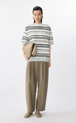 Sweater / JNBY Loose Pullover Short Sleeve Knit