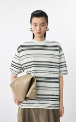 Sweater / JNBY Loose Pullover Short Sleeve Knit