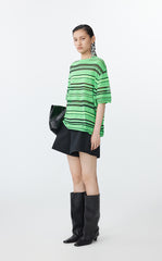 Sweater / JNBY Loose Pullover Short Sleeve Knit